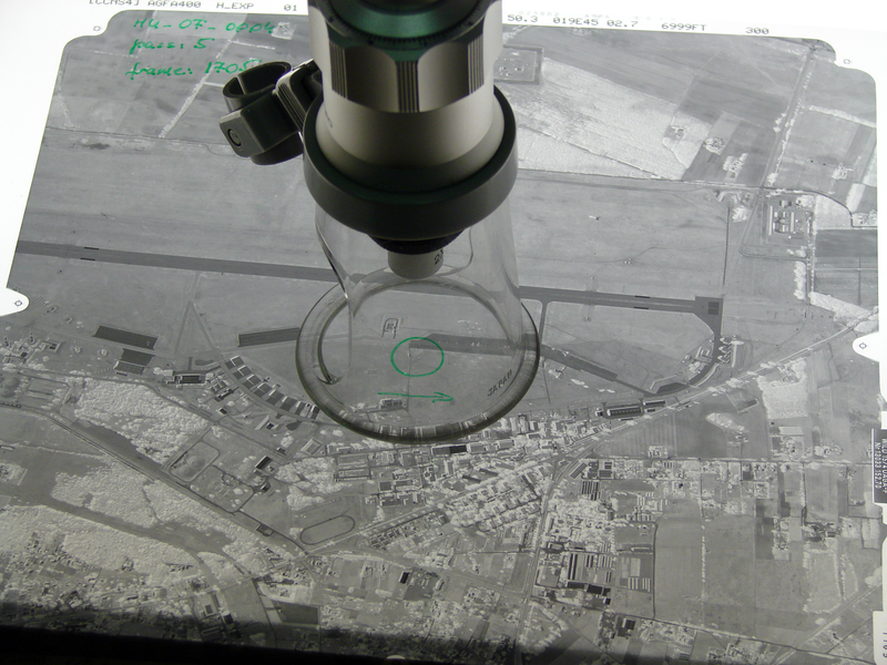 A sample image from flight over Russia by a Open Skies surveillance flight. OSCE Photo